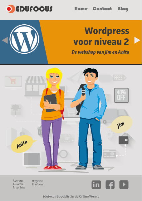 wordpress webshop niveau 2 detailhandel ROC MBO