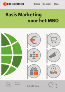 Basis Marketing voor het MBO