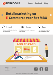 Retailmarketing en e-commerce MBO ROC